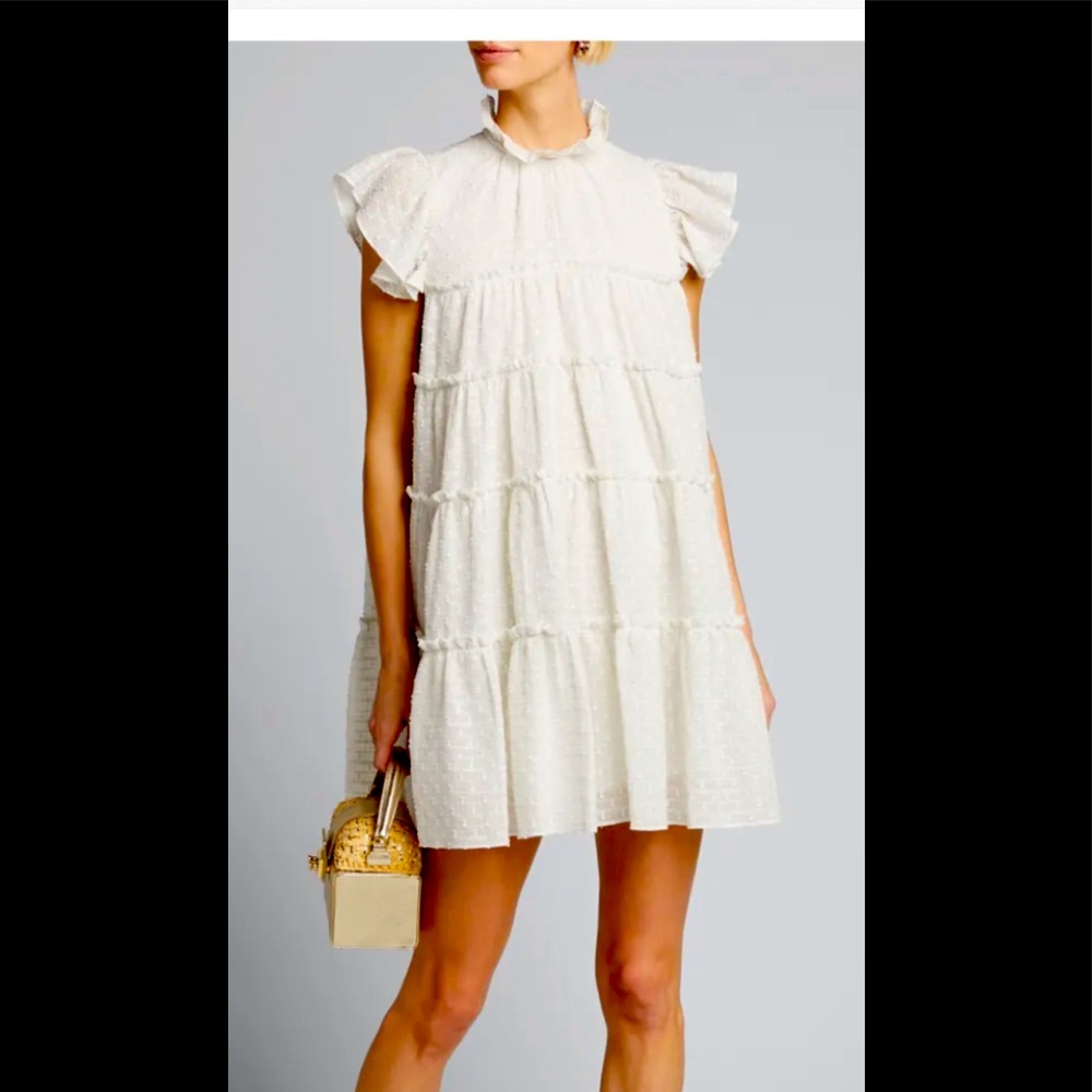 Rhode Tiffany Tiered High-Neck Short Dress NWOT